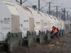 Déraillement d'un wagon de déchets radioactifs